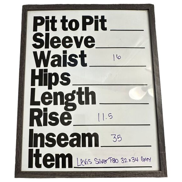 Levi's Vintage 1993 Silvertab Straight Narrow Grey Jeans 32x34 Deadstock NEW - Picture 2 of 10